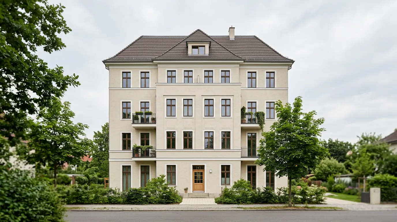 Saniertes Mehrfamilienhaus im Berliner Umland